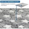 imageKROSER Fancy Crate Pad Bed Mat Reversible Cool ampamp Warm Machine Washable for Small to XXXLarge Dogs Grey Navy Star PatternSmall