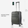 imageKROSER Hardside Expandable Carry On Luggage 22x14x9 Airline Approved With Front Business Pockets 20 Inch Suitcases with Wheels Carry on Suitcase with TSA Lock ampamp USB Port NavyBlackArmy Green