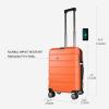 imageKROSER Hardside Expandable Carry On Luggage with Spinner Wheels ampamp Builtin TSA Lock Durable Suitcase Rolling Luggage with USB Port CarryOn 20Inch Matte PurplePinkOrange