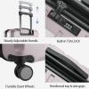 imageKROSER Hardside Expandable Carry On Luggage with Spinner Wheels ampamp Builtin TSA Lock Durable Suitcase Rolling Luggage with USB Port CarryOn 20Inch Matte PurplePinkMatte PurplePink