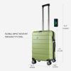 imageKROSER Hardside Expandable Carry On Luggage with Spinner Wheels ampamp Builtin TSA Lock Durable Suitcase Rolling Luggage with USB Port CarryOn 20Inch Matte PurplePinkGreen