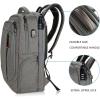 imageKROSER Laptop Backpack Large Computer Backpack Fits up to 173 Inch Laptop with USB Charging Port WaterRepellent Travel Backpack Casual Daypack for BusinessCollegeWomenMenCharcoal BlackAgrey173