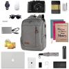 imageKROSER Laptop Backpack Large Computer Backpack Fits up to 173 Inch Laptop with USB Charging Port WaterRepellent Travel Backpack Casual Daypack for BusinessCollegeWomenMenCharcoal BlackAgrey173