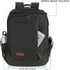 imageKROSER Laptop Backpack Large Computer Backpack Fits up to 173 Inch Laptop with USB Charging Port WaterRepellent Travel Backpack Casual Daypack for BusinessCollegeWomenMenCharcoal BlackAcharcoal Black173