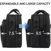 imageKROSER Laptop Bag 156 Inch Briefcase Messenger Bag Water Repellent Computer Case Shoulder Bag Durable Tablet Sleeve with RFID Pockets for BusinessCollegeWomenMen  BlackBlueBlack Blue