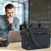 imageKROSER Laptop Bag 156 Inch Briefcase Messenger Bag Water Repellent Computer Case Shoulder Bag Durable Tablet Sleeve with RFID Pockets for BusinessCollegeWomenMen  BlackBlueBlack Blue