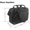 imageKROSER Laptop Bag 156 Inch Briefcase Messenger Bag Water Repellent Computer Case Shoulder Bag Durable Tablet Sleeve with RFID Pockets for BusinessCollegeWomenMen  BlackBlueBlackred
