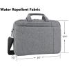 imageKROSER Laptop Bag 156 Inch Briefcase Shoulder Bag Water Repellent Laptop Bag Bussiness Carrying HandbagGrey
