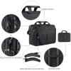 imageKROSER Laptop Bag Expandable Lightweight Briefcase for 173quot Laptop Premium Business Work Bag WaterRepellent Messenger Bag with RFID Pockets for TravelWomenMenBlackBlack173