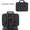 imageKROSER Laptop Bag Expandable Lightweight Briefcase for 173quot Laptop Premium Business Work Bag WaterRepellent Messenger Bag with RFID Pockets for TravelWomenMenBlackBlack173