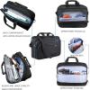 imageKROSER Laptop Bag Premium Laptop Briefcase Fits Up to 173 Inch Laptop Expandable WaterRepellent Shoulder Messenger Bag Computer Bag for TravelBusinessMenWomenBlack