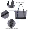 imageKROSER Laptop Tote Bag for Women Purse Teacher Bag 156 Inch Laptop Bag Computer Work Briefcase Handbag Shoulder BagGrey