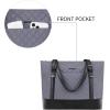 imageKROSER Laptop Tote Bag for Women Purse Teacher Bag 156 Inch Laptop Bag Computer Work Briefcase Handbag Shoulder BagGrey