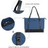 imageKROSER Laptop Tote Bag for Women Purse Teacher Bag 156 Inch Laptop Bag Computer Work Briefcase Handbag Shoulder BagHaze Blue