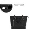 imageKROSER Laptop Tote Bag for Women Purse Teacher Bag 156 Inch Laptop Bag Computer Work Briefcase Handbag Shoulder BagQulited Black