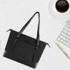imageKROSER Laptop Tote Bag for Women Purse Teacher Bag 156 Inch Laptop Bag Computer Work Briefcase Handbag Shoulder BagQulited Black