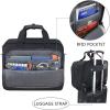 imageKROSER Rolling Laptop Bag Premium Wheeled Briefcase Fits Up to 173 Inch Laptop Overnight Roller Case Computer Bag with RFID Pockets for TravelBusinessMenWomenBlack