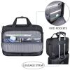 imageKROSER Rolling Premium Briefcase Fits Up to 173 Inch Laptop WaterRepellent Overnight Computer Bag with RFID Pockets for TravelBusinessSchoolMenWomenBlack