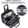 imageKROSER Rolling Premium Briefcase Fits Up to 173 Inch Laptop WaterRepellent Overnight Computer Bag with RFID Pockets for TravelBusinessSchoolMenWomenBlack