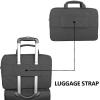 imageKROSER TSA Friendly Laptop Bag 156 inch Briefcase Check Point Friendly Laptop Messenger Bag Water Repellent Computer Case with RFID Pockets for CollegeBusinessWomenMenCharcoal Black