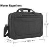 imageKROSER TSA Friendly Laptop Bag 156 inch Briefcase Check Point Friendly Laptop Messenger Bag Water Repellent Computer Case with RFID Pockets for CollegeBusinessWomenMenCharcoal Black