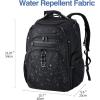 imageKROSER TSA Friendly Travel Laptop Backpack 173 inch XL Computer Backpack WaterRepellent College Daypack Business Backpack with RFID Pockets ampamp USB Port for MenWomenBlackBlack Grey