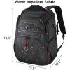 imageKROSER TSA Friendly Travel Laptop Backpack 173 inch XL Computer Backpack WaterRepellent College Daypack Business Backpack with RFID Pockets ampamp USB Port for MenWomenBlackBlack173