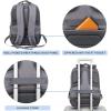 imageKROSER Travel Laptop Backpack 17 Inch Large Computer Backpack WaterRepellent Daypack with USB Charging Port RFID Pockets for WorkBusinessCollegeMenWomenQuiltedQuilted Dark Grey