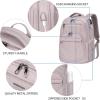 imageKROSER Travel Laptop Backpack 17 Inch Large Computer Backpack WaterRepellent Daypack with USB Charging Port RFID Pockets for WorkBusinessCollegeMenWomenQuiltedQuilted Dusty Pink