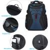 imageKROSER Travel Laptop Backpack 173 Inch XL Computer Backpack with Hard Shell Saferoom RFID Pockets WaterRepellent Business College Daypack Stylish Bag for MenWomenBlackBlackHaze Blue173