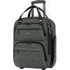 imageKROSER Carry On Underseat Multifunctional 16inch Underseater Lightweight Overnight Suitcase for Men Women GreyArmy Green
