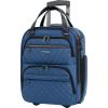 imageKROSER Carry On Underseat Multifunctional 16inch Underseater Lightweight Overnight Suitcase for Men Women GreyBlue