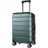 imageKROSER Hardside Expandable Carry On Luggage with Spinner Wheels ampamp Builtin TSA Lock Durable Suitcase Rolling Luggage with USB Port CarryOn 20Inch Matte PurplePinkDark Green