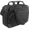 imageKROSER Laptop Bag 156 Inch Briefcase Messenger Bag Water Repellent Computer Case Shoulder Bag Durable Tablet Sleeve with RFID Pockets for BusinessCollegeWomenMen  BlackBlueBlackblue
