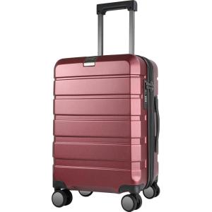imageKROSER Hardside Expandable Carry On Luggage with Spinner Wheels ampamp Builtin TSA Lock Durable Suitcase Rolling Luggage with USB Port CarryOn 20Inch Matte PurplePinkBurgundy