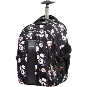 imageKROSER Laptop Rolling Backpack 17 inch Premium Wheeled Computer Backpack for Women with RFID Pockets Check Point Friendly WaterRepellent Overnight Roller Case for TravelRose