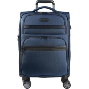 imageKROSER Softside Expandable Carry On Luggage with Spinner Wheels ampamp Builtin TSA Lock Durable Suitcase Rolling Luggage with USB Port CarryOn 20Inch GreyHaze Blue