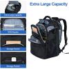 imageKROSER Friendly Travel Laptop Backpack 173 inch XXXL Gaming Backpack WaterRepellent College Daypack Business Backpack with RFID Pockets ampamp USB Port for MenWomenBlackRedBlack184