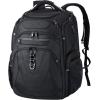 imageKROSER Friendly Travel Laptop Backpack 173 inch XXXL Gaming Backpack WaterRepellent College Daypack Business Backpack with RFID Pockets ampamp USB Port for MenWomenBlackRedBlack184