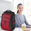 imageKROSER Friendly Travel Laptop Backpack 173 inch XXXL Gaming Backpack WaterRepellent College Daypack Business Backpack with RFID Pockets ampamp USB Port for MenWomenBlackRedBlackRed173