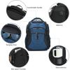 imageKROSER Friendly Travel Laptop Backpack 173 inch XXXL Gaming Backpack WaterRepellent College Daypack Business Backpack with RFID Pockets ampamp USB Port for MenWomenBlackRedBlackHaze Blue184
