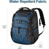 imageKROSER Friendly Travel Laptop Backpack 173 inch XXXL Gaming Backpack WaterRepellent College Daypack Business Backpack with RFID Pockets ampamp USB Port for MenWomenBlackRedBlackHaze Blue184