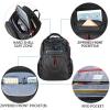 imageKROSER Friendly Travel Laptop Backpack 173 inch XXXL Gaming Backpack WaterRepellent College Daypack Business Backpack with RFID Pockets ampamp USB Port for MenWomenBlackRedBlack173