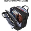 image:imageKROSER Laptop Bag Premium Laptop Briefcase Fits Up to 173 Inch Laptop Expandable WaterRepellent Shoulder Messenger Bag Computer Bag for TravelBusinessMenWomenBlackRedBlackGrey