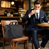 image:imageKROSER Laptop Bag Premium Laptop Briefcase Fits Up to 173 Inch Laptop Expandable WaterRepellent Shoulder Messenger Bag Computer Bag for TravelBusinessMenWomenBlackRedBlackGrey