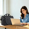 image:imageKROSER Laptop Bag Premium Laptop Briefcase Fits Up to 173 Inch Laptop Expandable WaterRepellent Shoulder Messenger Bag Computer Bag for TravelBusinessMenWomenBlackRedBlackBlue