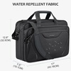 image:imageKROSER Laptop Bag Premium Laptop Briefcase Fits Up to 173 Inch Laptop Expandable WaterRepellent Shoulder Messenger Bag Computer Bag for TravelBusinessMenWomenBlackRedBlackGrey