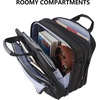 image:imageKROSER Laptop Bag Premium Laptop Briefcase Fits Up to 173 Inch Laptop Expandable WaterRepellent Shoulder Messenger Bag Computer Bag for TravelBusinessMenWomenBlackRedBlack