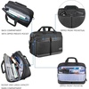 image:imageKROSER Laptop Bag Stylish Laptop Briefcase Fits Up to 173 Inch Expandable WaterRepellent Shoulder Messenger Bag Computer Bag with RFID Pockets for BusinessTravelCollegeMenWomenBlack
