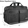 image:imageKROSER Laptop Bag Stylish Laptop Briefcase Fits Up to 173 Inch Expandable WaterRepellent Shoulder Messenger Bag Computer Bag with RFID Pockets for BusinessTravelCollegeMenWomenBlack
